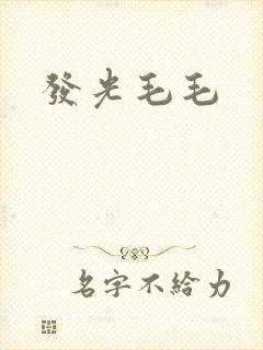 发光毛毛