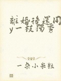 离婚后还同居by一枝独秀