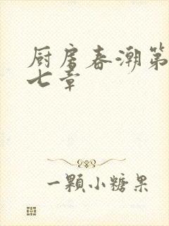 厨房春潮第三十七章