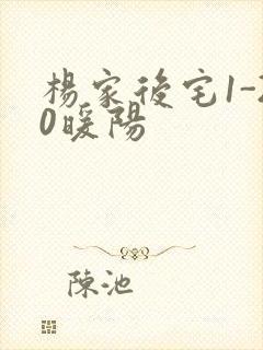 杨家后宅1-20暖阳