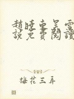 赵晓东吴雪晴小说免费阅读