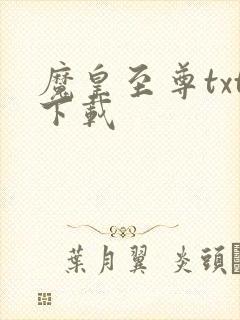魔皇至尊txt下载
