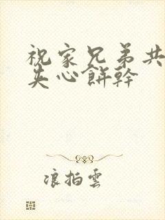 祝家兄弟共享后夹心饼干