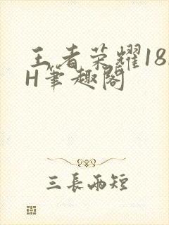 王者荣耀18rH笔趣阁