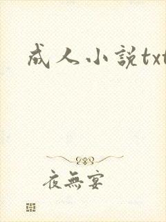 成人小说txt