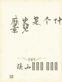 历史是个什么玩意儿