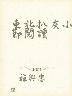 东北扒灰小说分节阅读