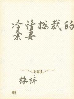 冷情总裁的新婚弃妻