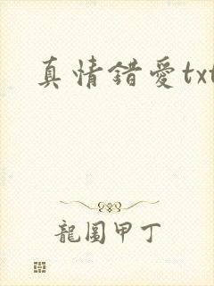 真情错爱txt