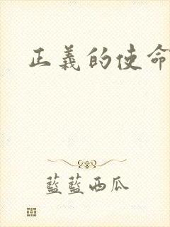 正义的使命小说