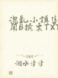 混乱小镇售票员用B检票TXT