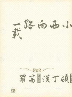 一路向西小说下载