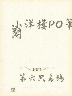 小洋楼PO笔趣阁