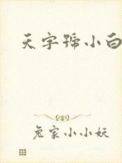天字号小白脸
