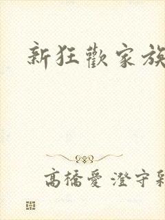 新狂欢家族小说
