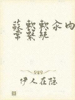 苏软软汆肉的日常系统