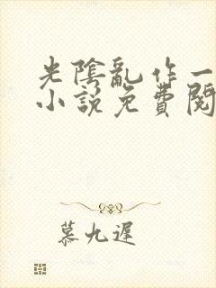 光阴乱作一团的小说免费阅读