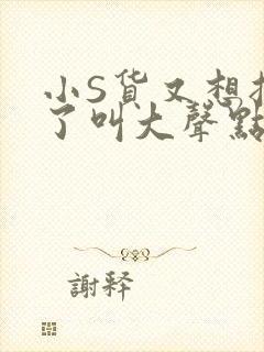 小S货又想挨C了叫大声点小