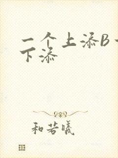 一个上添B一个下添