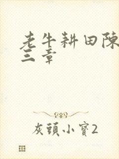 老牛耕田陈雪第三章