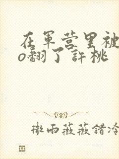 在军营里被cao翻了许桃