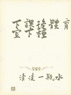 下课后体育器材室下种