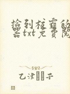 捡到校霸的遥控器txt免费阅读by阳阳