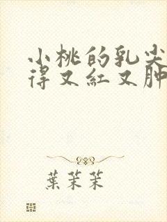 小桃的乳尖被吸得又红又肿