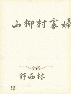 山柳村寡妇情史