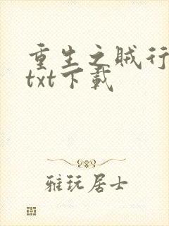 重生之贼行天下txt下载