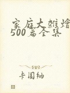 家庭大杂烩小说500篇全集