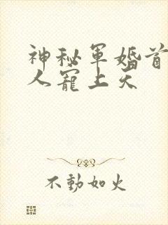 神秘军婚首长大人宠上天