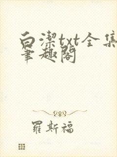 白洁txt全集笔趣阁