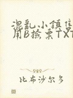 混乱小镇售票员用B检票TXT