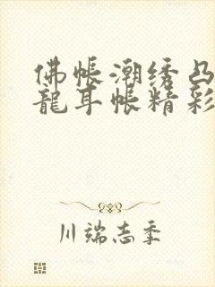 佛帐潮绣凸浮双龙耳帐精彩片段