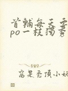 首辅每天要不够po一枝独秀全文