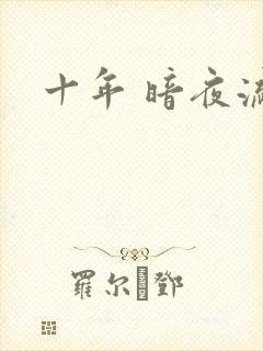 十年 暗夜流光