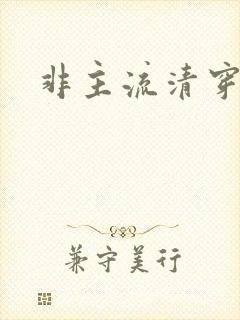 非主流清穿
