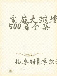 家庭大杂烩小说500篇全集