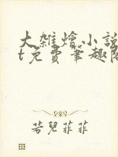 大杂烩小说txt免费笔趣阁