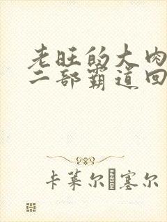 老旺的大肉蟒第二部霸道回归小说