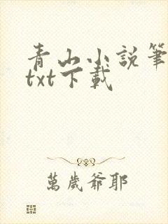 青山小说笔趣阁txt下载