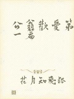 公翁欢爱第三十一篇