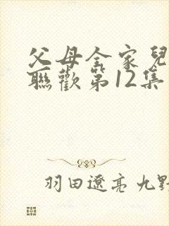 父母全家儿女大联欢第12集