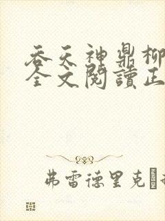 吞天神鼎柳无邪全文阅读正版