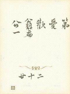 公翁欢爱第三十一篇