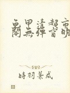 龟甲清超市笔趣阁无弹窗明星