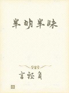 半明半昧