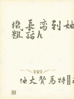 机长脔到她哭h粗话h