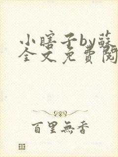 小瞎子by苏软全文免费阅读